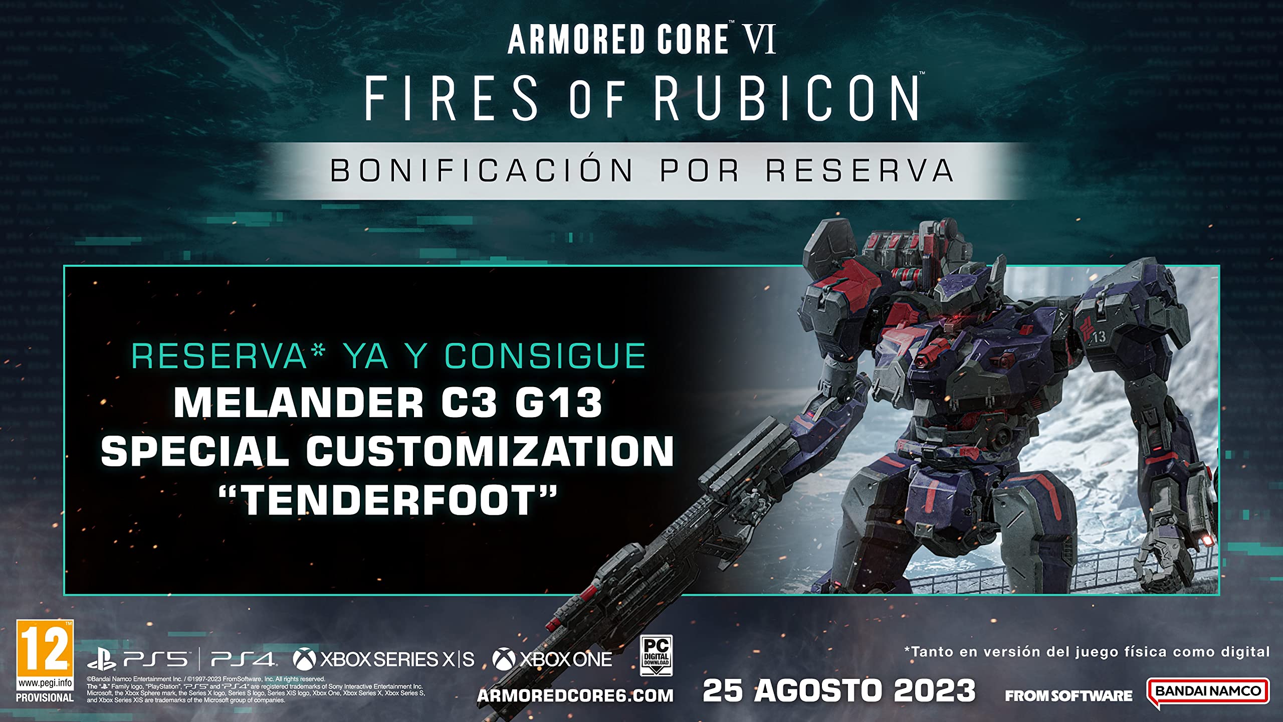 Armored Core Vi Fires Of Rubicon - Édition de lancement, PS4 Armored Core Vi Fires Of Rubicon - Édition de lancement, PS4